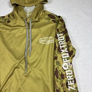 Zero Foxtrot Performance Hoodie Pullover Camo 2XL Mens Pocket Hoodie Army Green